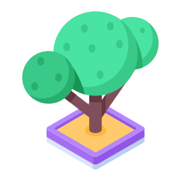 drzewo leśne ikona