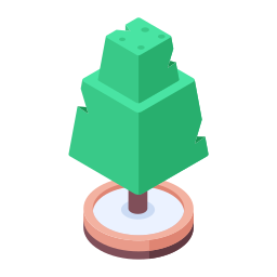 Park tree icon