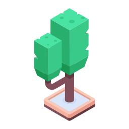 Park tree icon