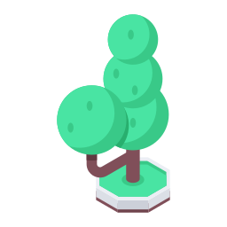 albero del parco icona