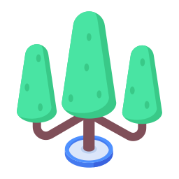Park tree icon