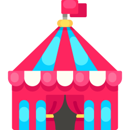Карнавальная палатка иконка
