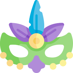 Carnival mask icon