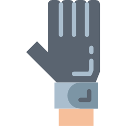 Football gloves icon