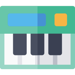 Piano keyboard icon