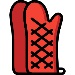 rękawice z jednym palcem ikona