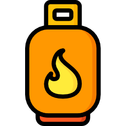 botella con gas icono