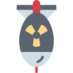 bomba atomica icona