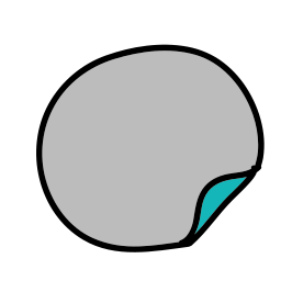 둥근 icon