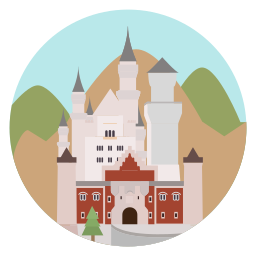 zamek schwanstein ikona