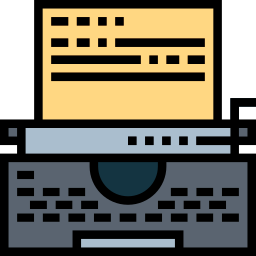 Typewriter icon