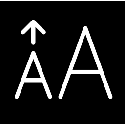 großbuchstaben icon