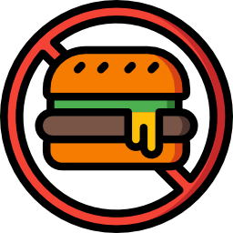 No junk food icon