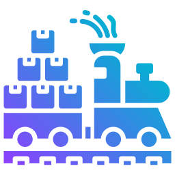 Train cargo icon