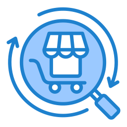 investigación de mercado icono