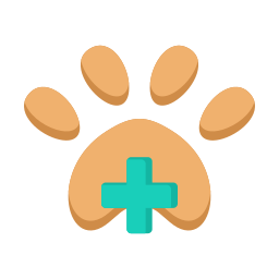 cuidado veterinario icono