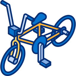 bicicletta bmx icona