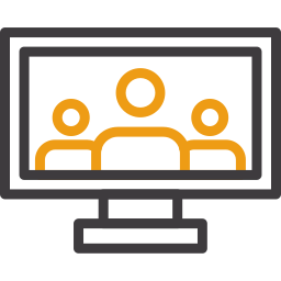 Virtual meeting icon