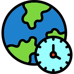 Time zone icon