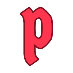 文字p icon