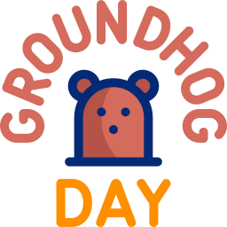 Groundhog day icon