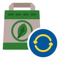 Recycle bag icon