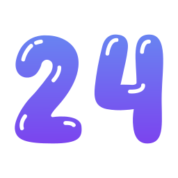 Twenty four icon