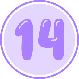 Fourteen icon
