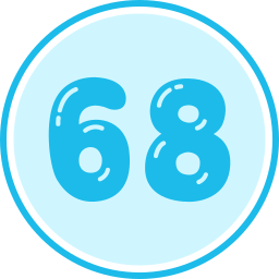 Sixty eight icon