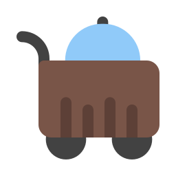 Food trolley icon