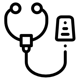 dopplerowski monitor płodu ikona