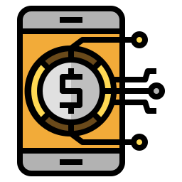 Mobile banking icon