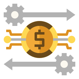 programación financiera icono
