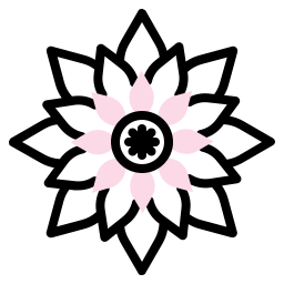 bloemblaadjes icoon