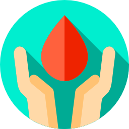 Blood donation icon