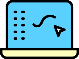 Laptop design icon