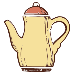 Copper kettle icon