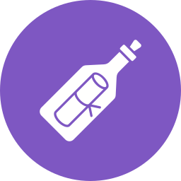 Message in a bottle icon