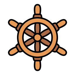 ruota della nave icona