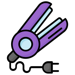 Hair straightener icon