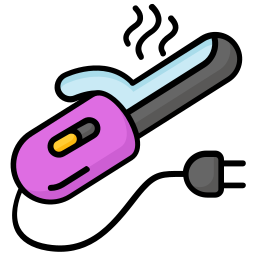 Hair curler icon