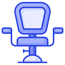 Salon chair icon