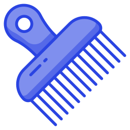 Afro comb icon