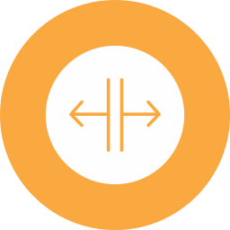 Split arrows icon