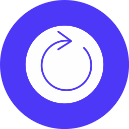 seta circular Ícone