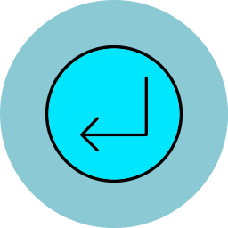 Turn left icon