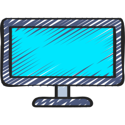 컴퓨터 모니터 icon