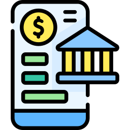 banco en línea icono