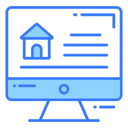 Online home check icon