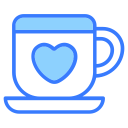 Valentine tea icon